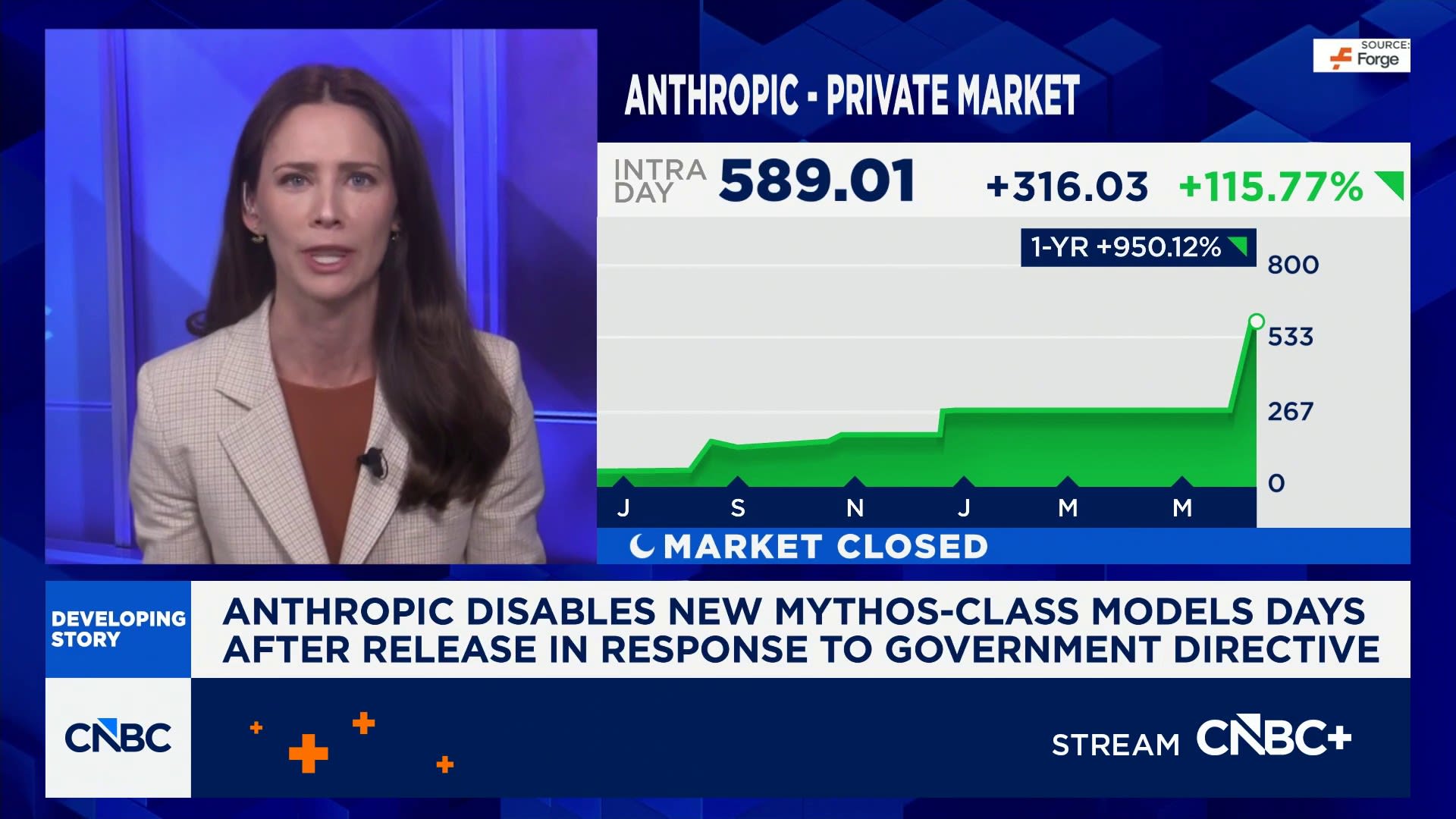 Anthropic disables new Mythos-class models days after release in response to government directive