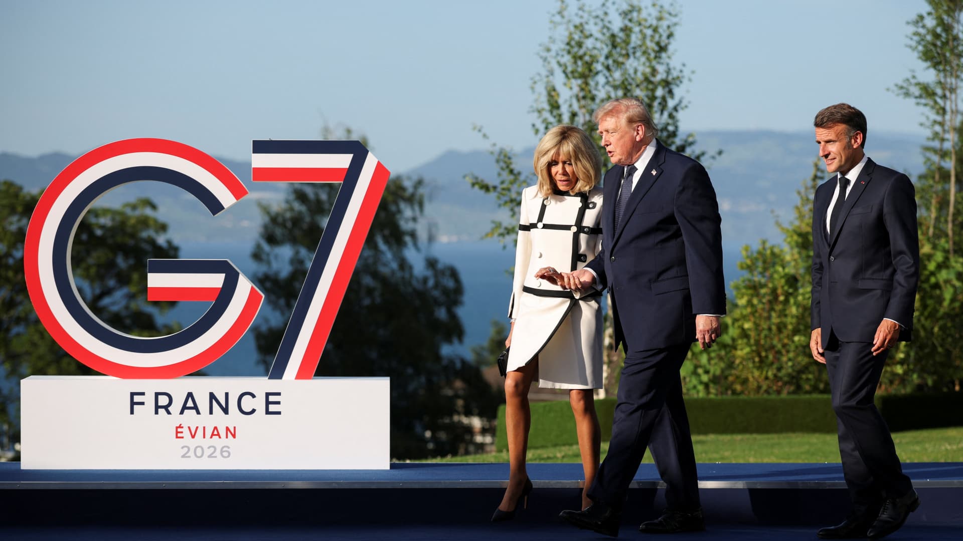 Trump denies U.S. will put 'any money' into Iran, as he meets allies at G7 summit