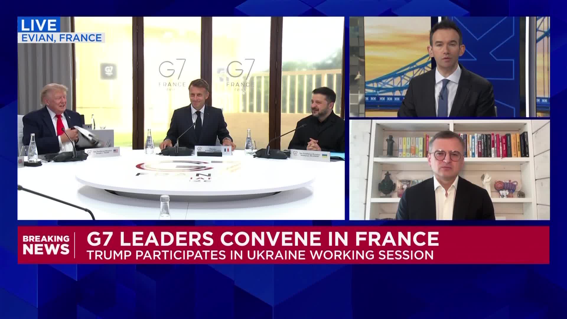 Trump joins G7 session on Ukraine