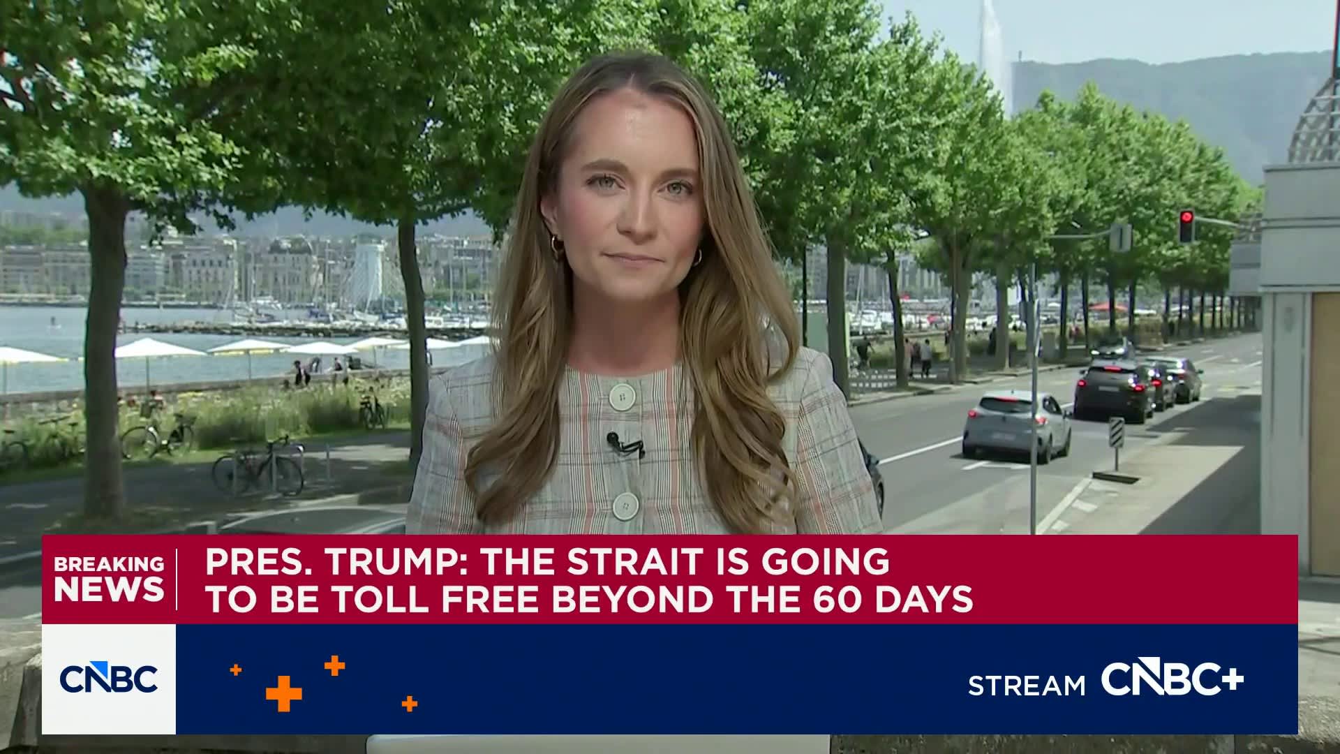 President Trump: The Strait of Hormuz is going to be toll-free beyond the 60 days