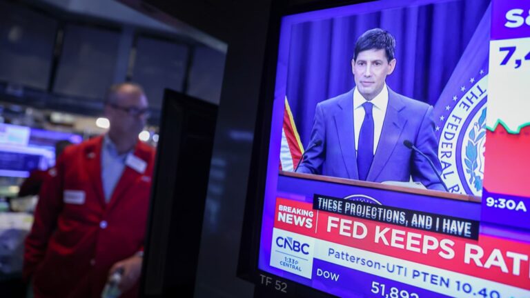 The market didn't like what it heard from the Fed and its new leader Kevin Warsh