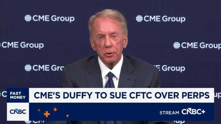 CME CEO Terry Duffy on suing CFTC: I'm always up for a good battle, 'I won't shy away from this'