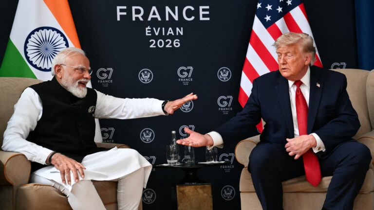 Trump-Modi bromance back on display in meeting on sidelines of G7