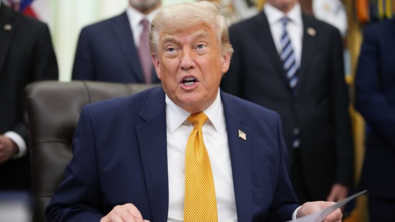 Trump cancels signing of bipartisan housing bill, demanding voter-ID provision