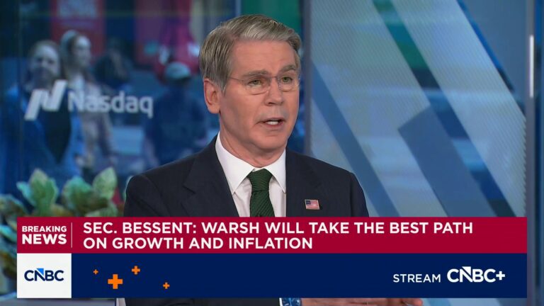 Treasury Secretary Scott Bessent: U.S. GDP growth can return to 3% before end of the year