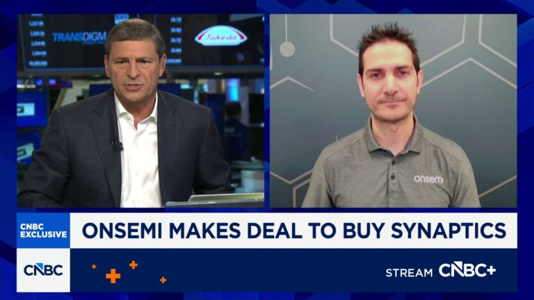 Onsemi CEO Hassane El-Khoury: Synaptics deal will provide a $30B incremental market expansion