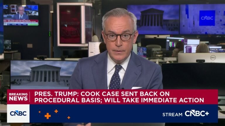 President Trump responds to Lisa Cook decision: We will take appropriate action immediately
