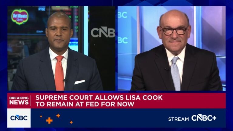 Supreme Court allows Lisa Cook to remain at Fed for now