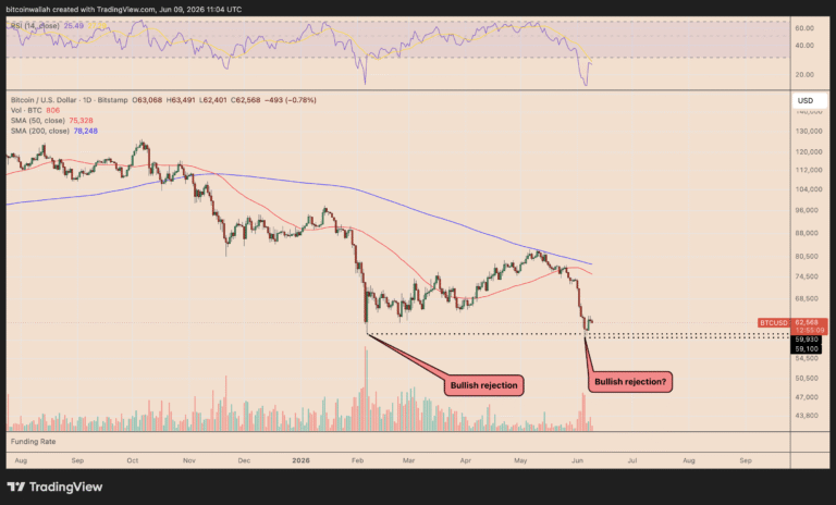These Four Bitcoin Charts Hint at BTC Price Dropping Below $50K