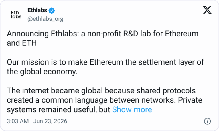 Ethlabs Launches to Scale Ethereum for Institutions
