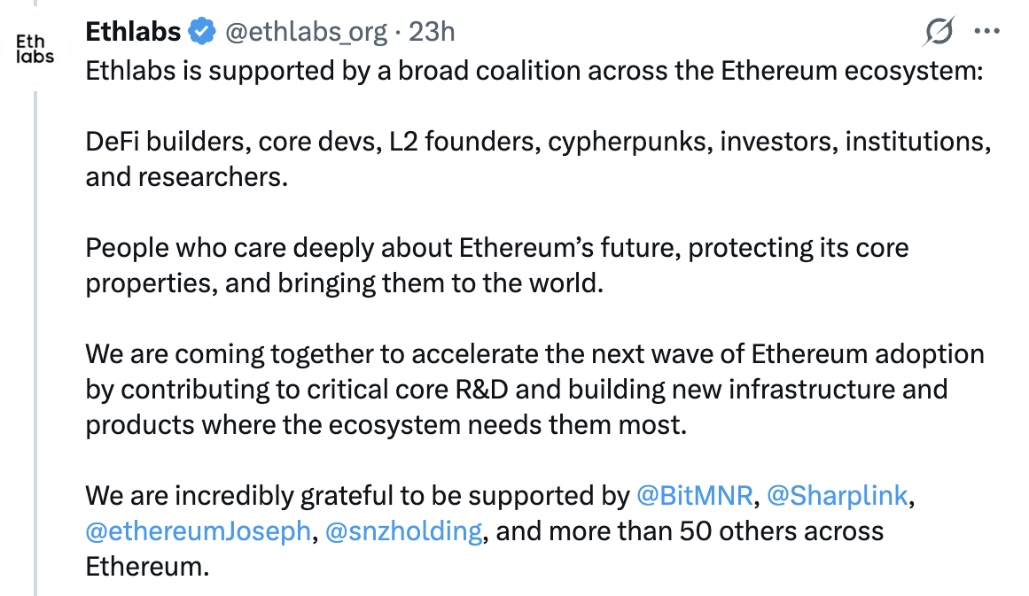 Ethereum Foundation Lays off 54 Employees as Buterin Reveals 40% Budget Cut
