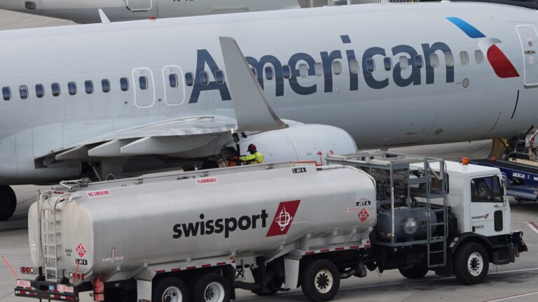 Stocks making the biggest moves midday: American Airlines, Coherent, SLB, Tesla & more