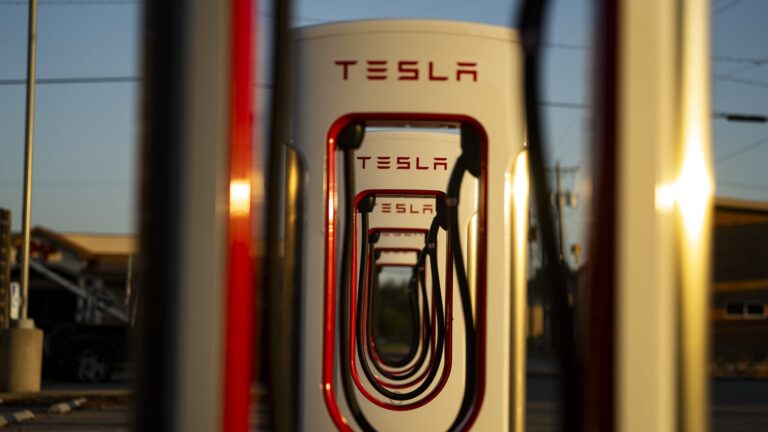 Tesla shares poised for biggest earnings move in a year