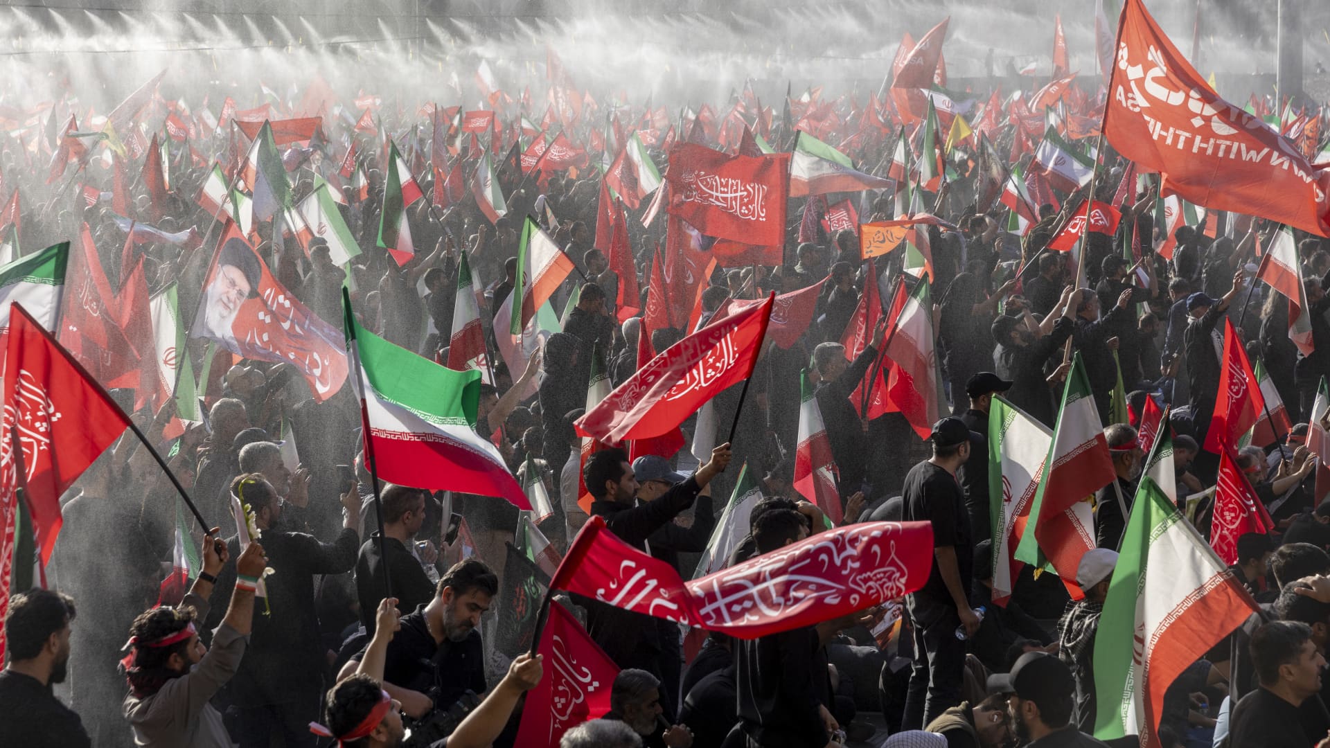 Three sons of Iran's slain leader Khamenei appear at funeral, not his successor