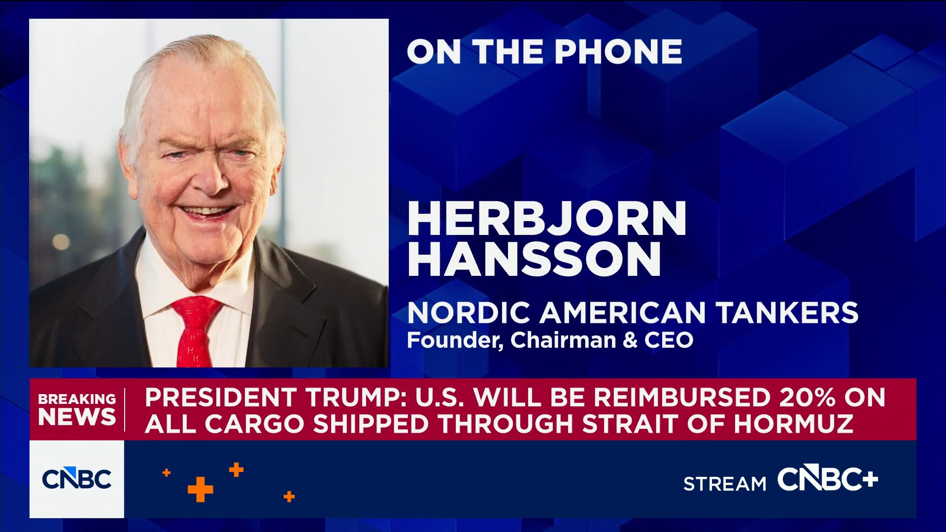 Nordic American Tankers CEO: We are not sending any tankers back through the Strait of Hormuz