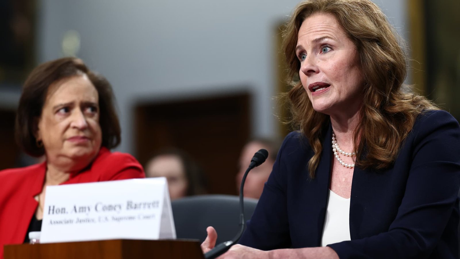 Supreme Court Justice Barrett says 'the threat level is really high' in budget testimony
