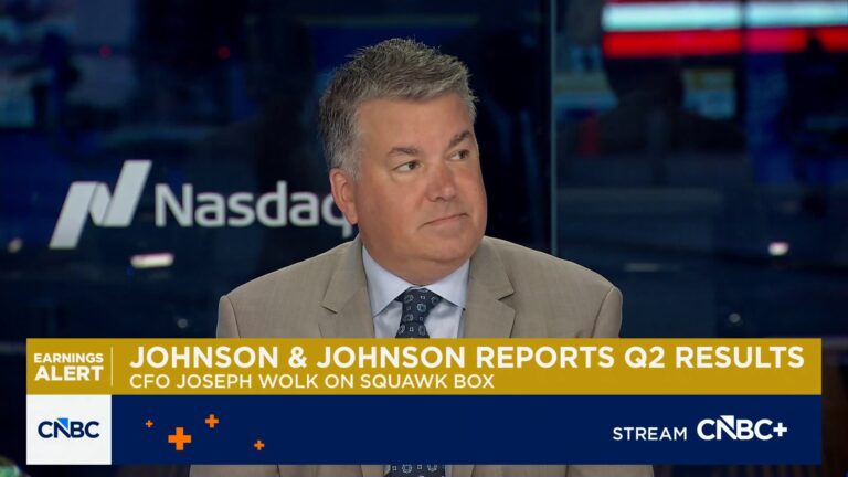 Johnson & Johnson CFO Joseph Wolk on the company's Q2 results