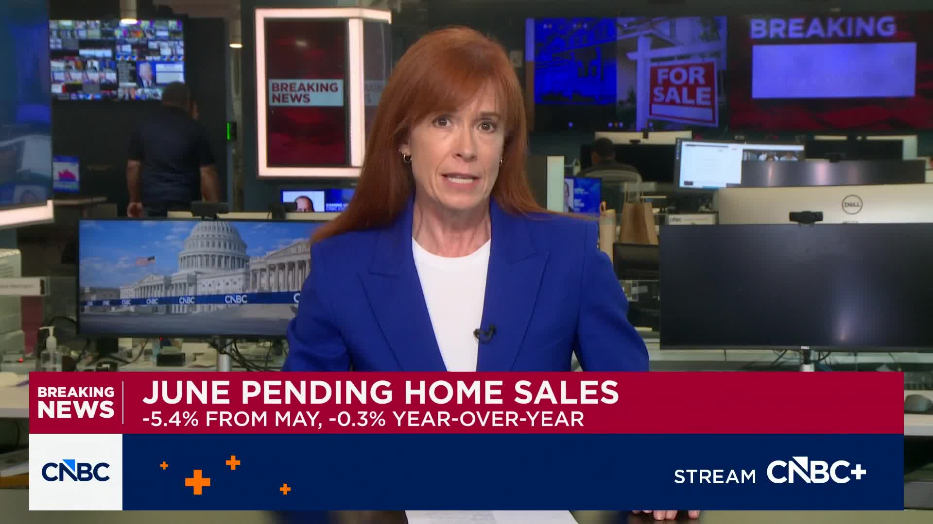 Pending home sales plunge in June