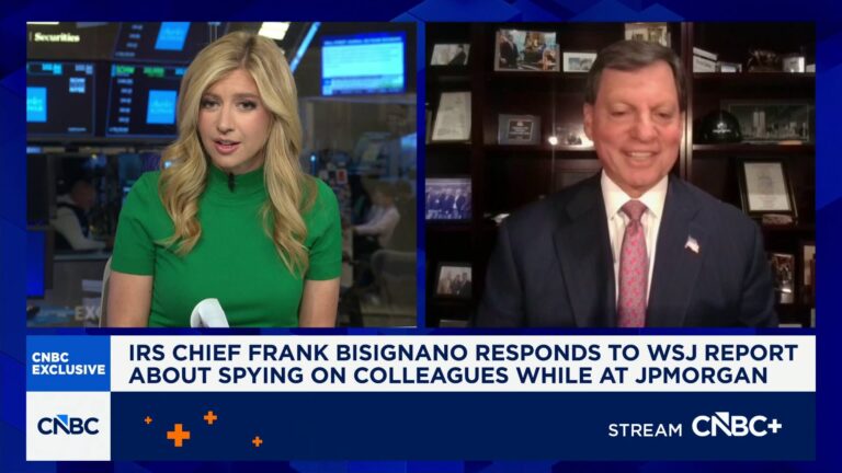 IRS chief Frank Bisignano dismisses JPMorgan spying report: 'This is bad journalism'