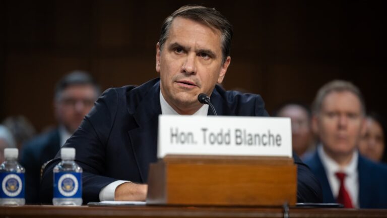 Todd Blanche attorney general nomination on edge as Cornyn questions Trump-IRS settlement