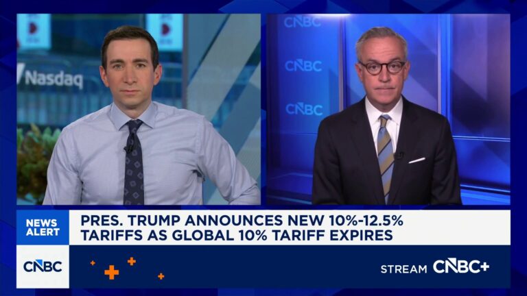 Pres. Trump announces new 10%-12.5% tariffs as global 10% tariff expires