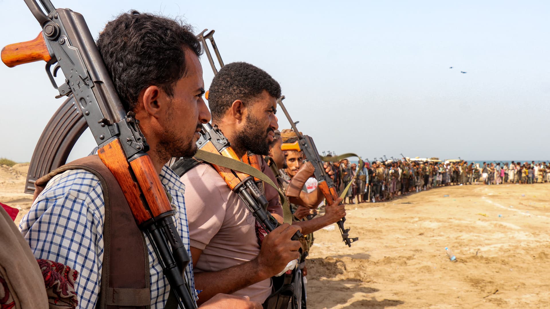Saudi military strikes Houthi targets in Yemen after the Iran-backed militia attacked Red Sea shipping