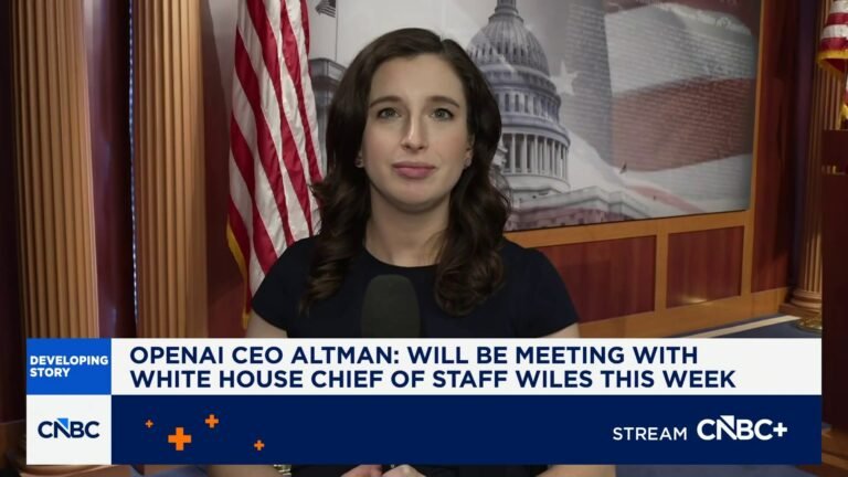 OpenAI CEO Sam Altman to meet with White House Chief of Staff Susie Wiles this week