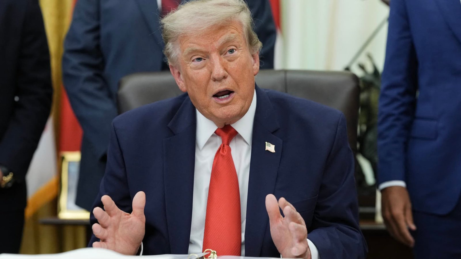 Trump says sanctions bill should include tariffs on Iran, despite 'trivial' trade with U.S.