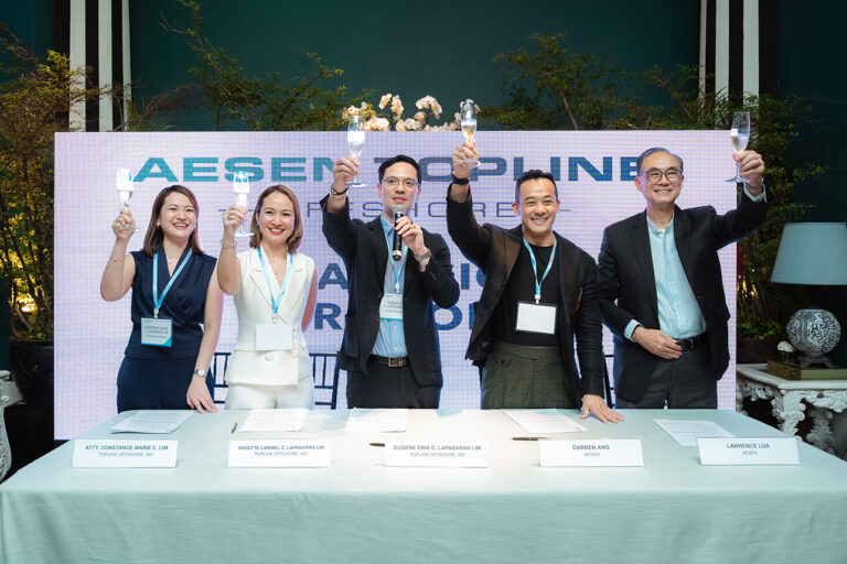 Aesen, Topline launch offshore services joint venture in the Philippines