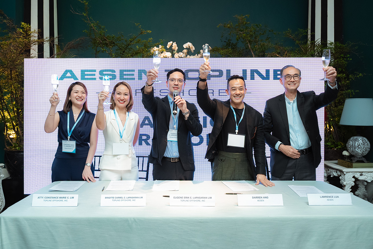 Aesen, Topline launch offshore services joint venture in the Philippines