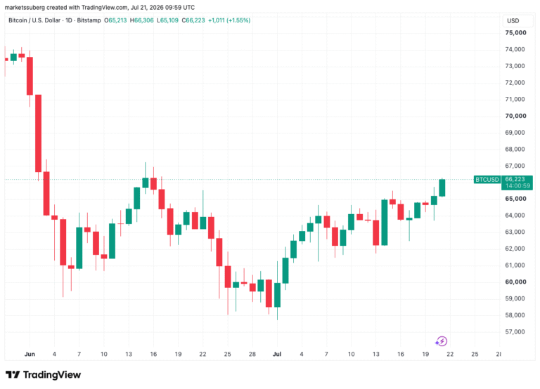 Bitcoin Trader Sees Up To 6% Gains ‘Very Quickly’ If $68,000 Is Hit