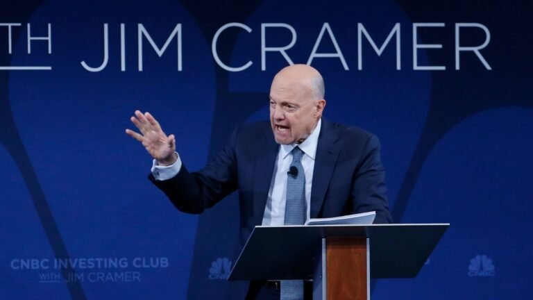 Jim Cramer weighs the next move after massive rallies in two tech stocks