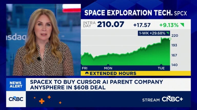 SpaceX to buy Cursor AI parent company Anysphere in $60 billion deal