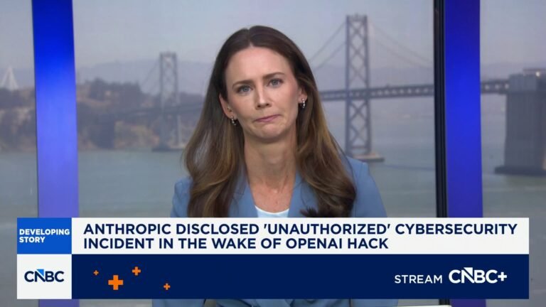 Anthropic disclosed 'unauthorized' cybersecurity incident