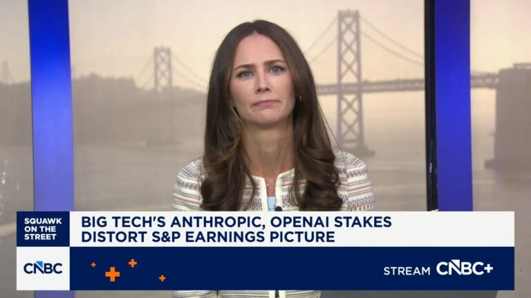 Big Tech's Anthropic, OpenAI stakes distort S&P earnings picture