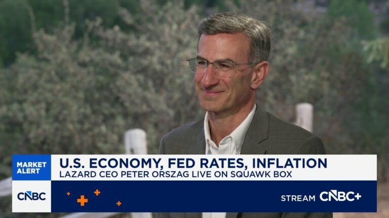 Lazard CEO Peter Orszag: Declaring the death the K-shaped economy is a bit premature
