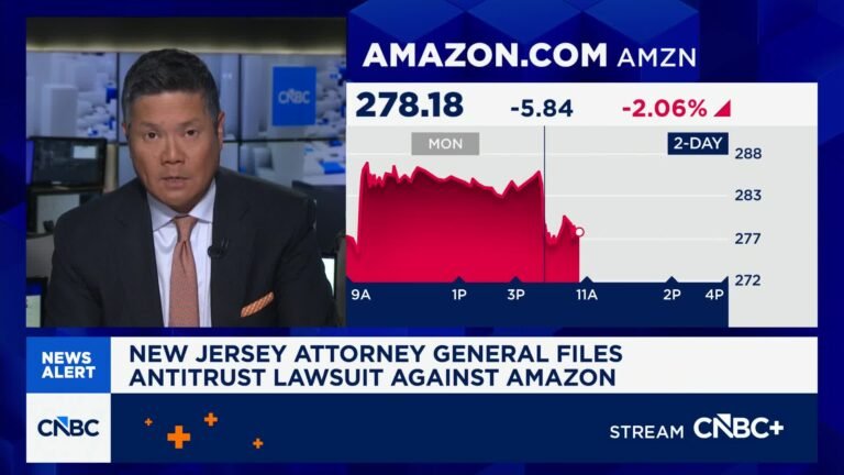 New Jersey attorney general files antitrust lawsuit against Amazon