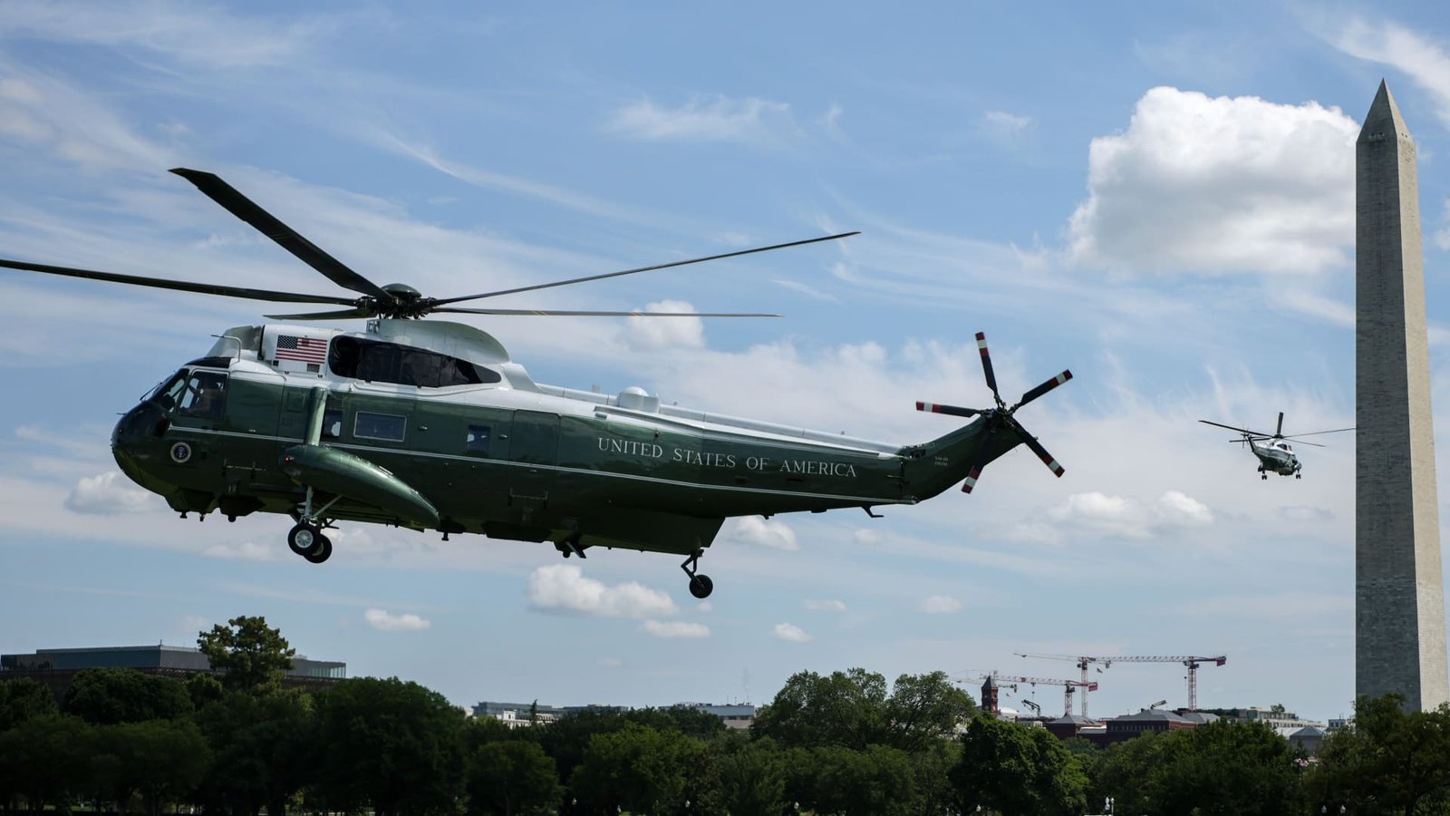 FAA says it is investigating Trump helicopter safety incident in Washington