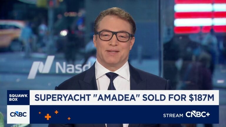 Superyacht 'Amadea' sold for $187 million: Here's what to know