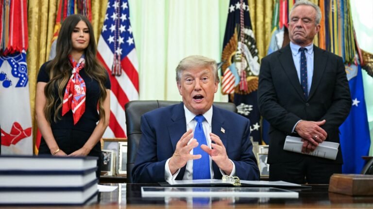 Trump signs executive order calling for fewer childhood vaccines, falsely linking shots to autism