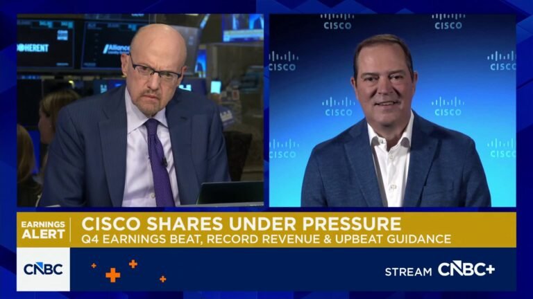 Cisco CEO Chuck Robbins on Q4 results: All areas of our business have tailwinds right now