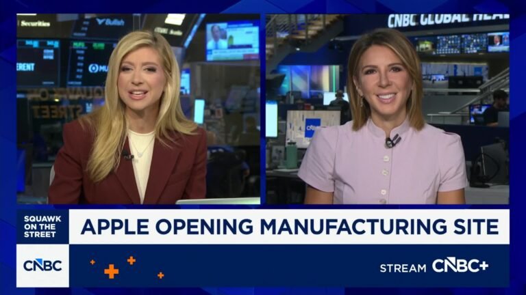 Apple is opening a new manufacturing site in Texas