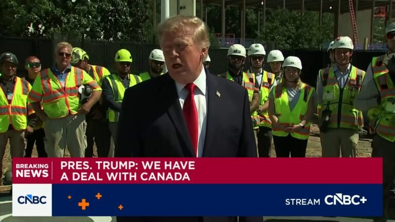 President Trump: We have a deal with Canada