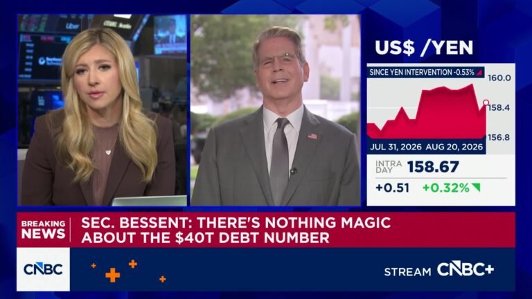 Bessent says Treasury buyback operation could be more than $4 billion