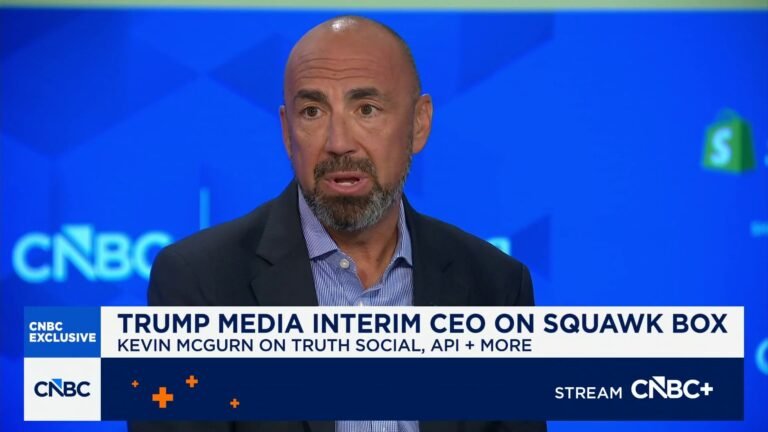 Trump Interim CEO Kevin McGurn on Truth API: This was demand that came to us from the market