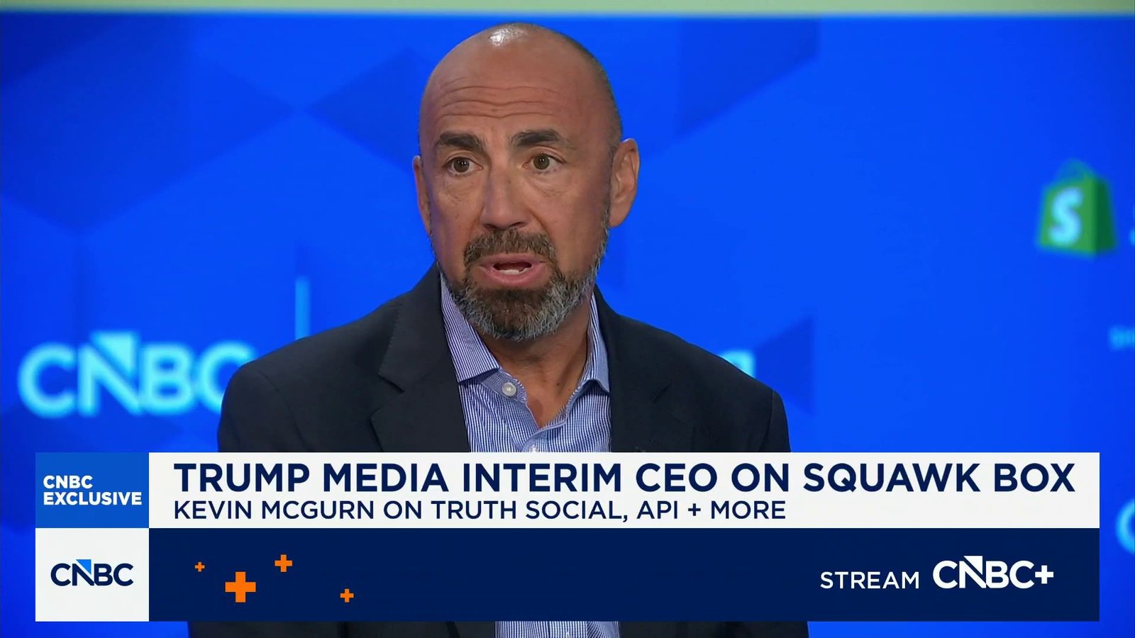 Trump Interim CEO Kevin McGurn on Truth API: This was demand that came to us from the market