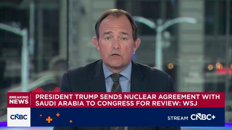 Pres. Trump sends nuclear agreement with Saudi Arabia to Congress for review, according to WSJ
