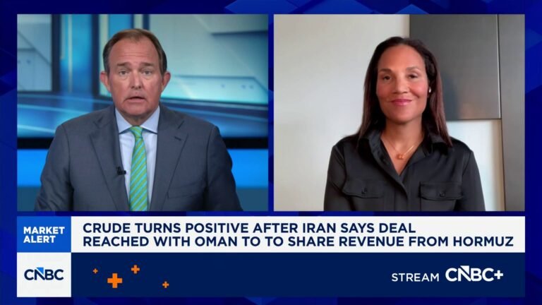 Nowhere near normal in Strait of Hormuz flows, says RBC's Helima Croft