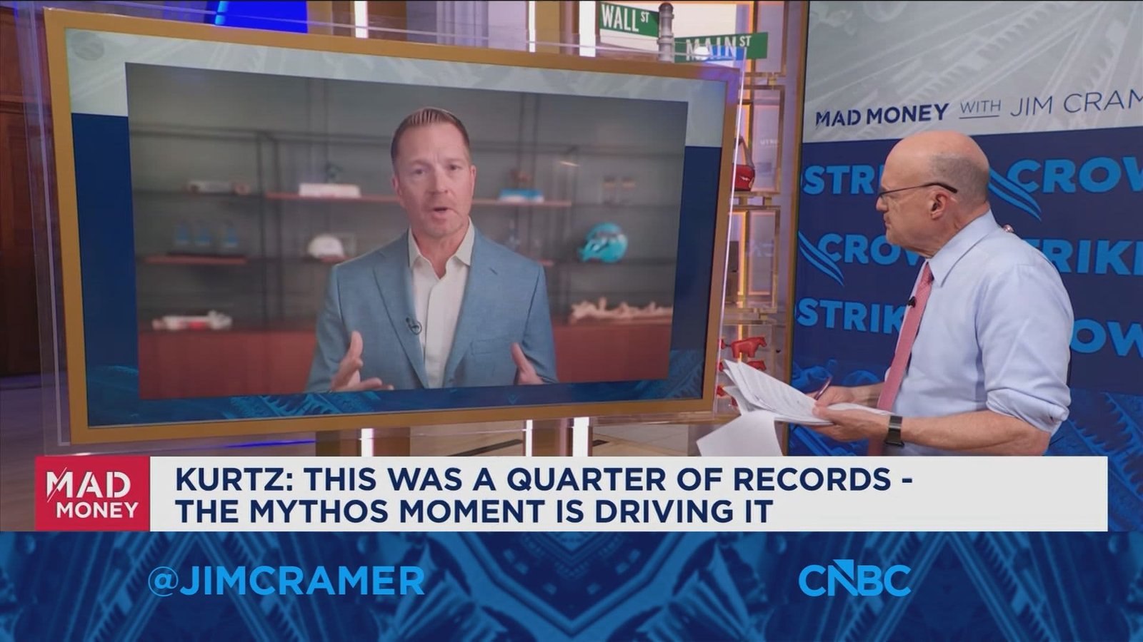 CrowdStrike CEO George Kurtz: The Mythos moment is driving this 'quarter of records'