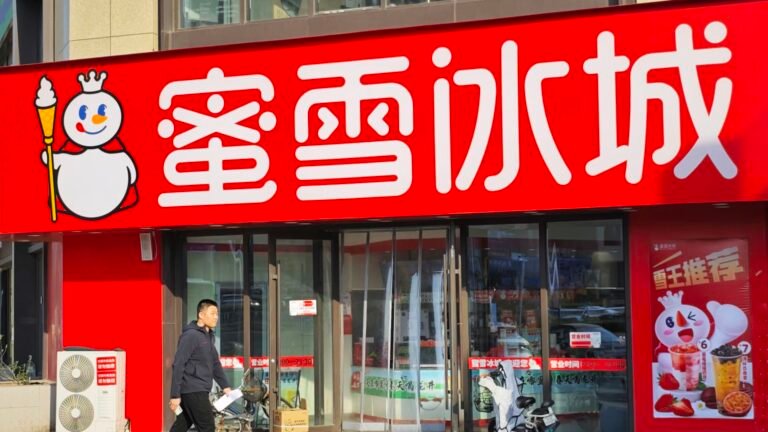 Mixue shares extend slide after profit drop as ice cream-and-tea chain sees costs rise